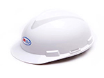 V-shaped PE safety helmet