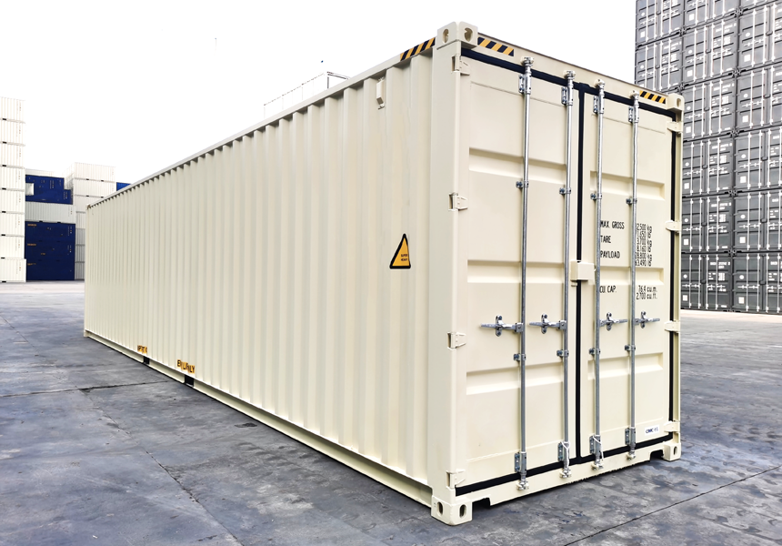 40ft high cube container for sale – extra tall for large machinery